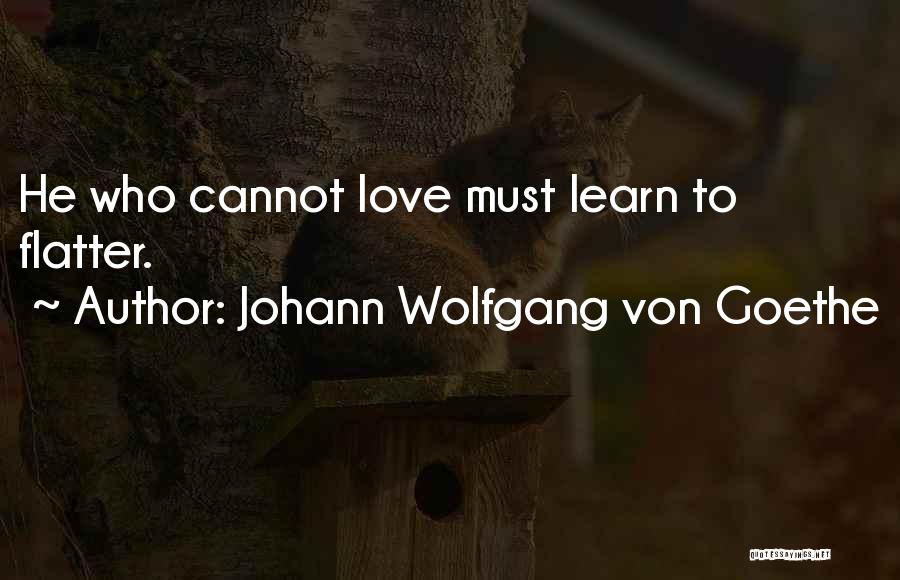 Non Famous Love Quotes By Johann Wolfgang Von Goethe