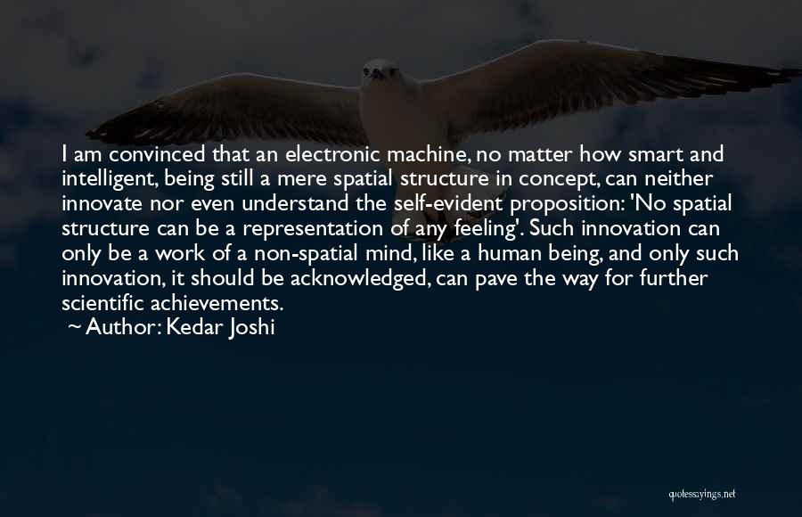 Non Feeling Quotes By Kedar Joshi