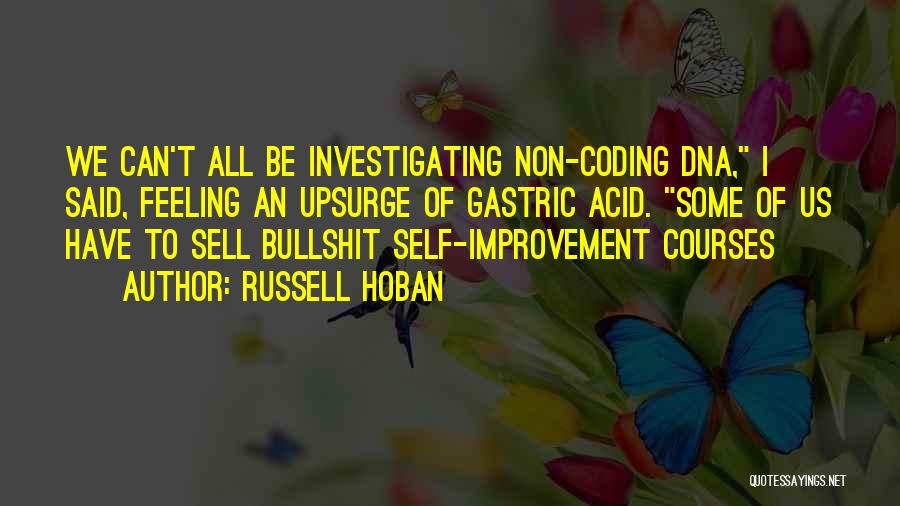 Non Feeling Quotes By Russell Hoban