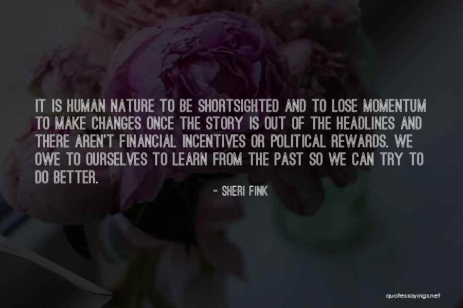 Non Financial Incentives Quotes By Sheri Fink Non Financial Incentives Quotes By Sheri Fink
