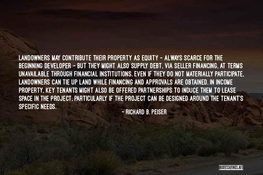 Non Financial Institutions Quotes By Richard B. Peiser Non Financial Institutions Quotes By Richard B. Peiser