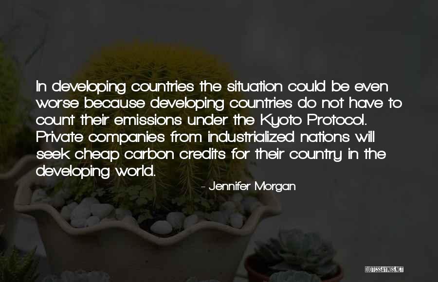Non Industrialized Countries Quotes By Jennifer Morgan Non Industrialized Countries Quotes By Jennifer Morgan