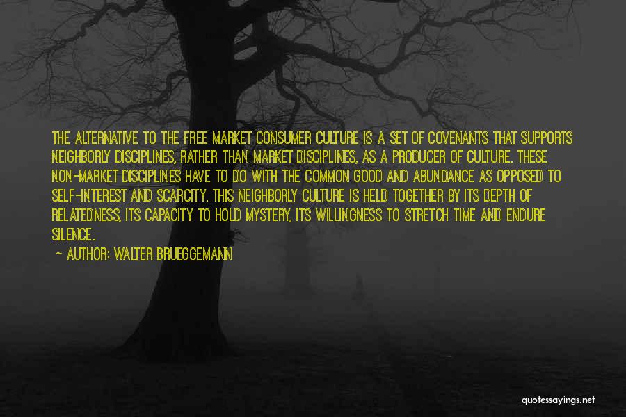 Non Interest Quotes By Walter Brueggemann