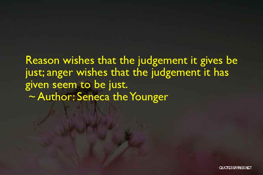 Non Judgement Quotes By Seneca The Younger