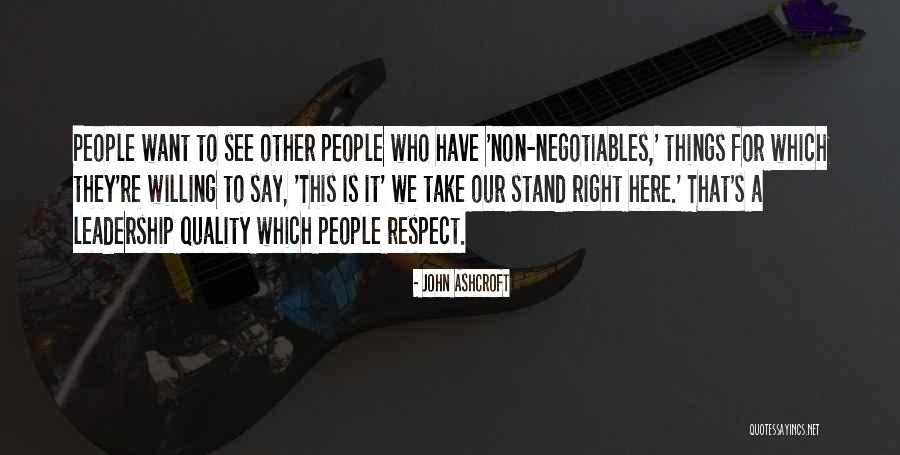 Non Leadership Quotes By John Ashcroft Non Leadership Quotes By John Ashcroft