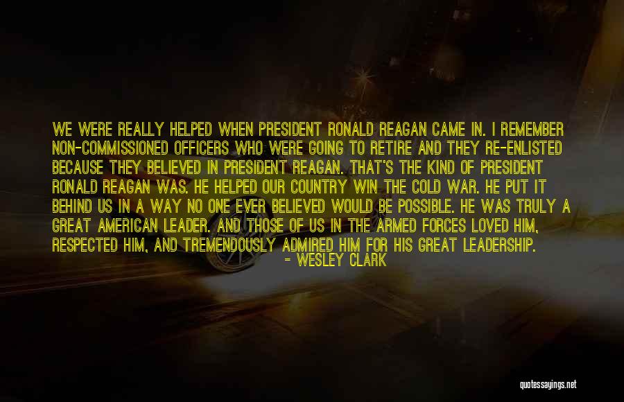 Non Leadership Quotes By Wesley Clark Non Leadership Quotes By Wesley Clark