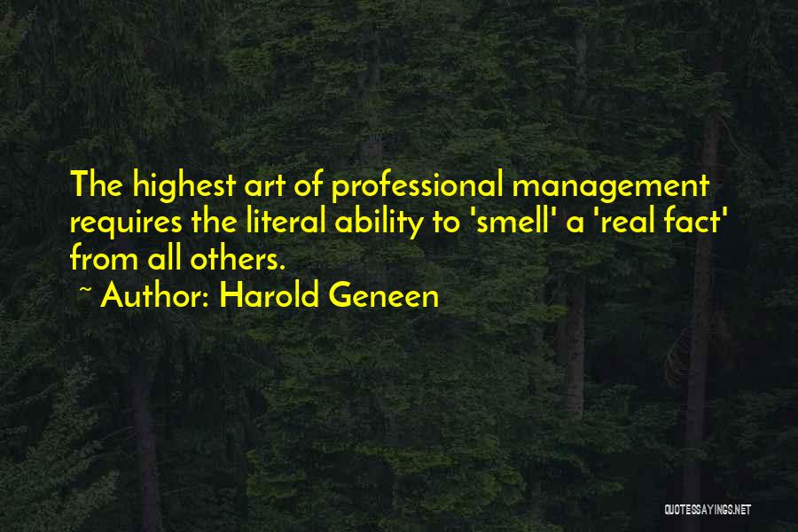 Non Literal Quotes By Harold Geneen