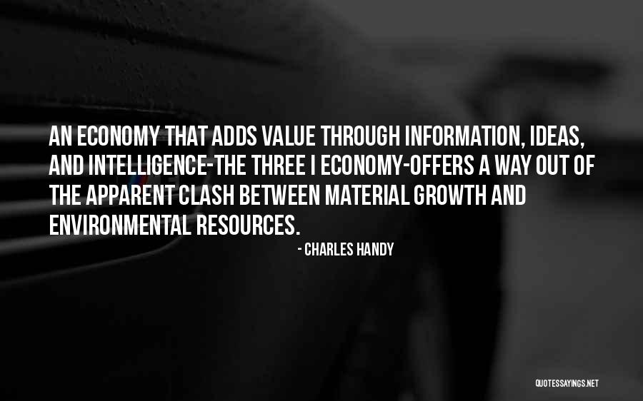 Non Material Resources Quotes By Charles Handy Non Material Resources Quotes By Charles Handy