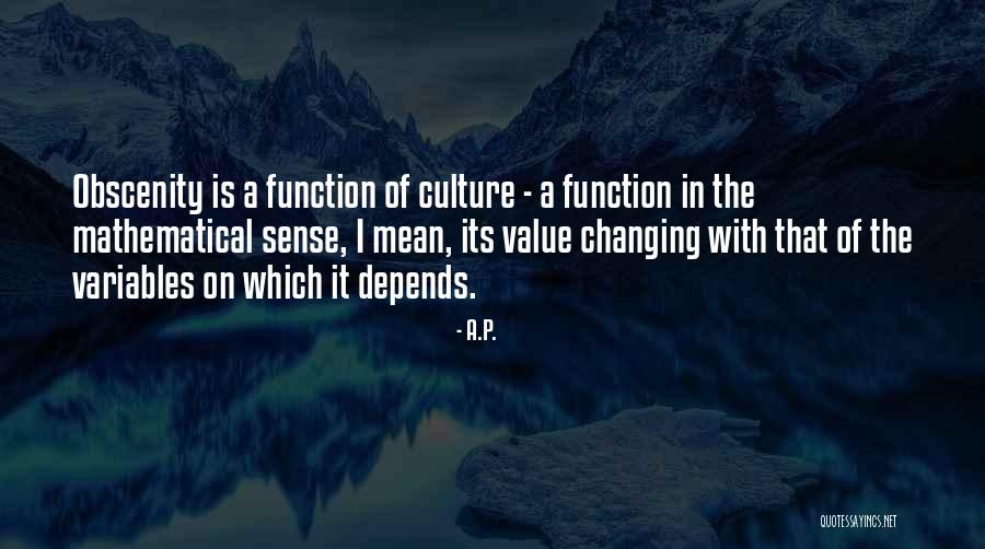 Non Mathematical Function Quotes By A.P. Non Mathematical Function Quotes By A.P.