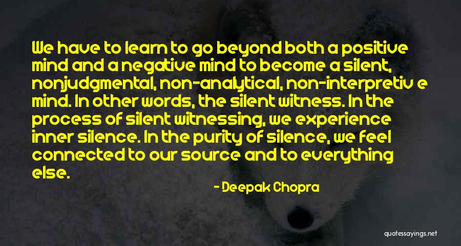 Non Negative Quotes By Deepak Chopra