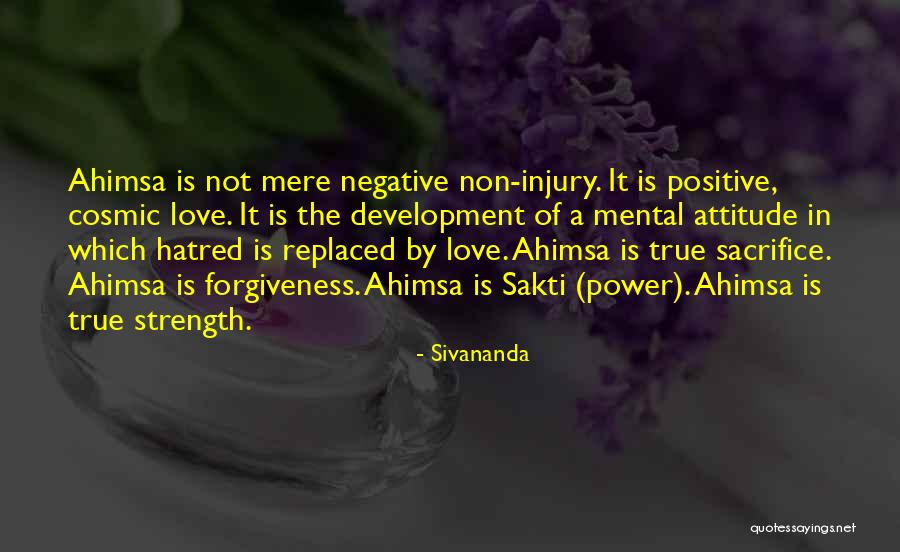 Non Negative Quotes By Sivananda