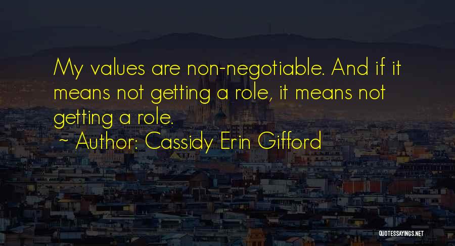 Non Negotiable Quotes By Cassidy Erin Gifford