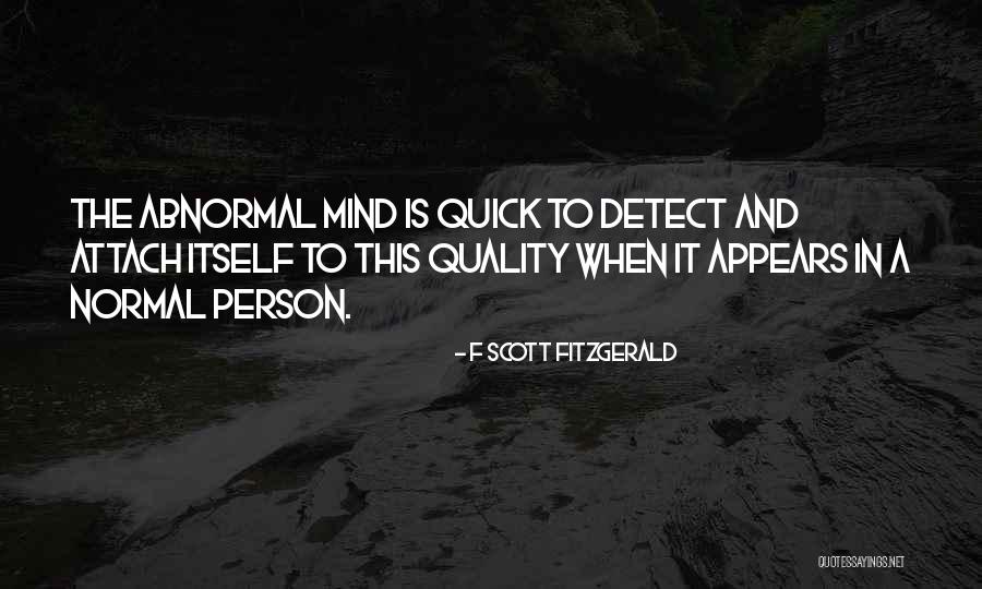 Non Normal Quotes By F Scott Fitzgerald