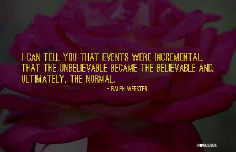 Non Normal Quotes By Ralph Webster