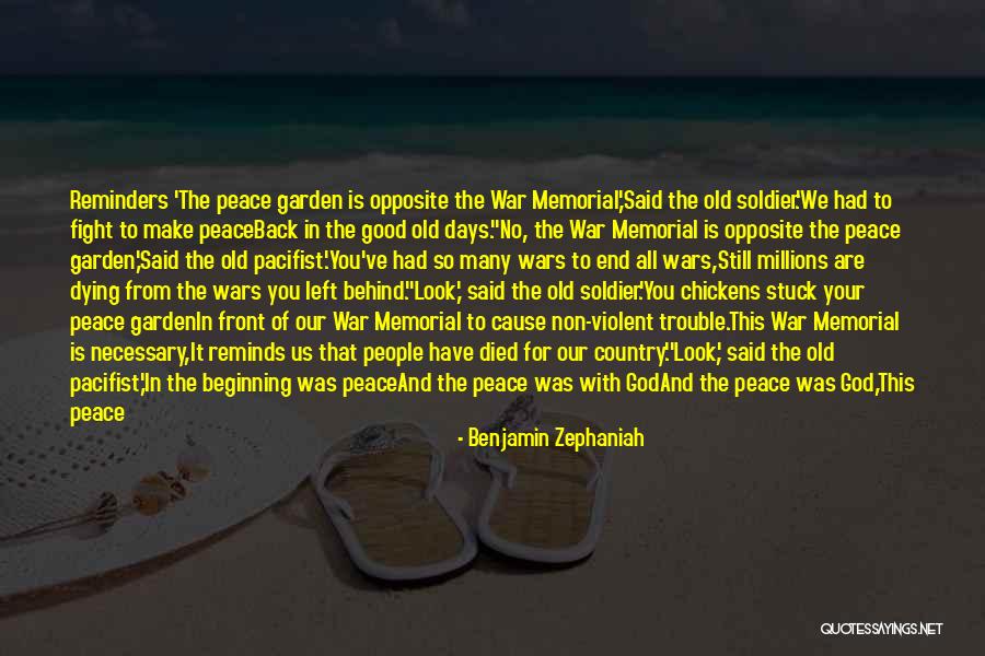 Non Peace Quotes By Benjamin Zephaniah Non Peace Quotes By Benjamin Zephaniah