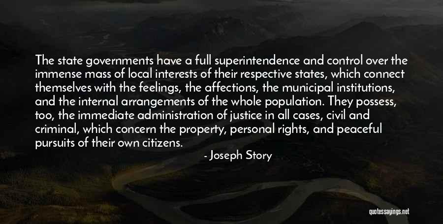Non Peaceful Civil Rights Quotes By Joseph Story Non Peaceful Civil Rights Quotes By Joseph Story