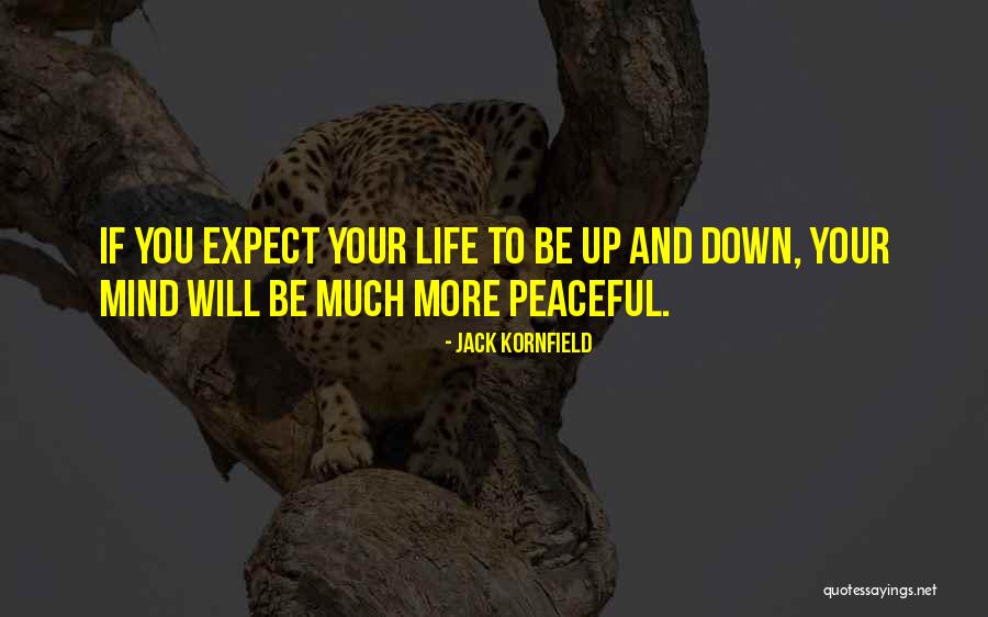 Non Peaceful Mind Quotes By Jack Kornfield Non Peaceful Mind Quotes By Jack Kornfield