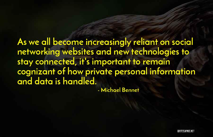 Non Personal Data Quotes By Michael Bennet Non Personal Data Quotes By Michael Bennet