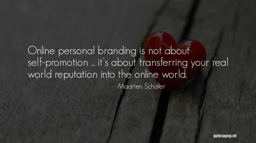 Non Personal Promotion Quotes By Maarten Schafer Non Personal Promotion Quotes By Maarten Schafer