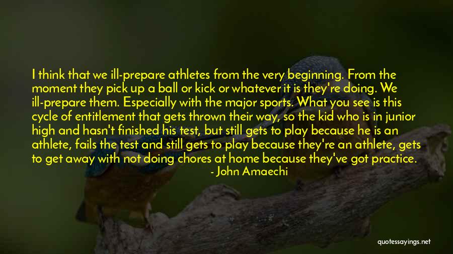 Non Practice Test Quotes By John Amaechi Non Practice Test Quotes By John Amaechi
