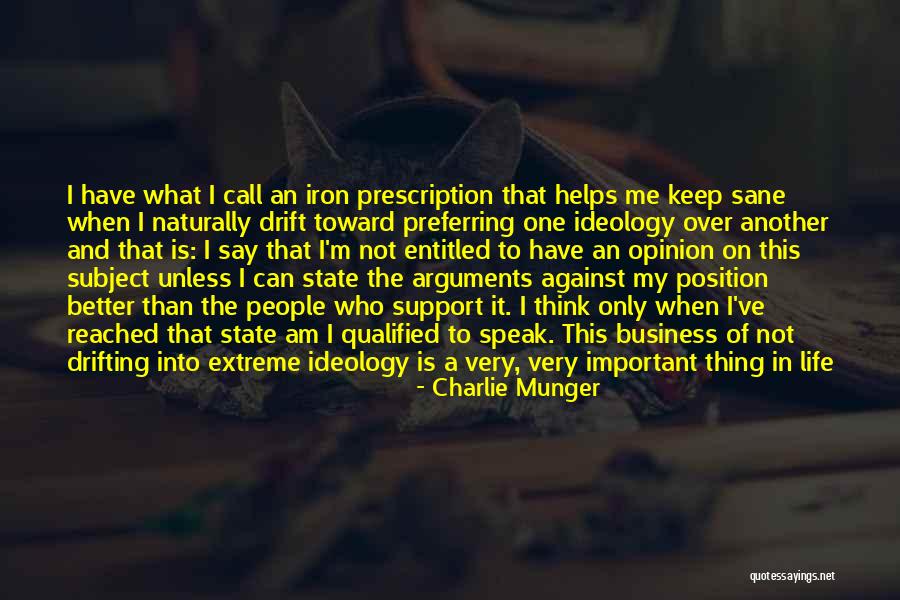 Non Prescription Quotes By Charlie Munger Non Prescription Quotes By Charlie Munger
