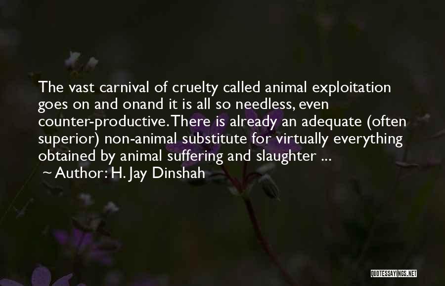 Non Productive Quotes By H. Jay Dinshah