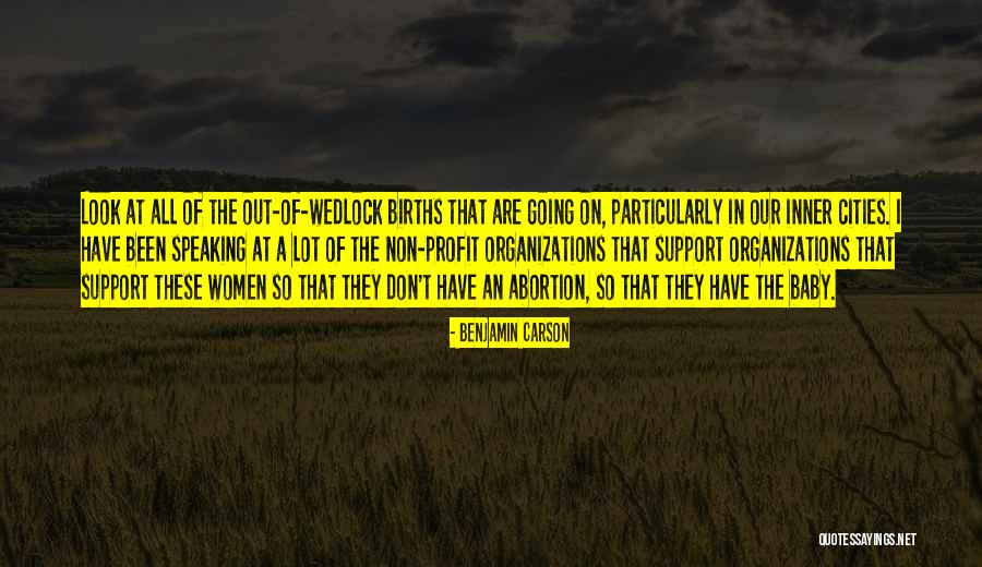 Non Profit Organization Quotes By Benjamin Carson