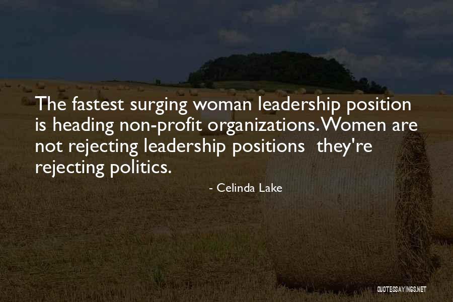 Non Profit Organization Quotes By Celinda Lake