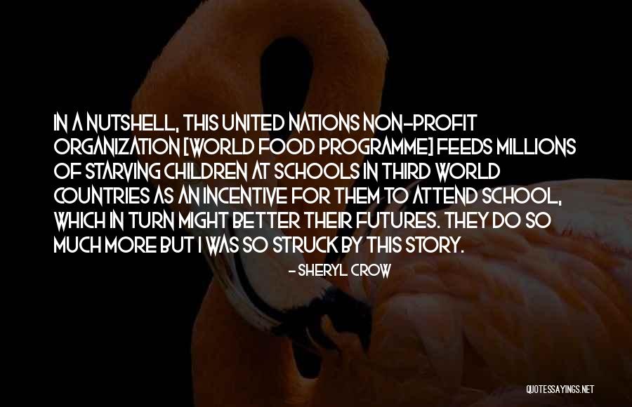 Non Profit Organization Quotes By Sheryl Crow
