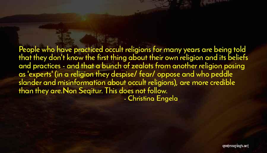 Non Religion Beliefs Quotes By Christina Engela Non Religion Beliefs Quotes By Christina Engela