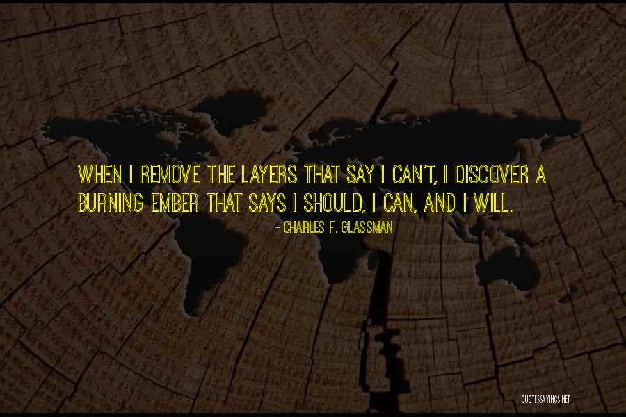Non Religious Motivational Quotes By Charles F. Glassman