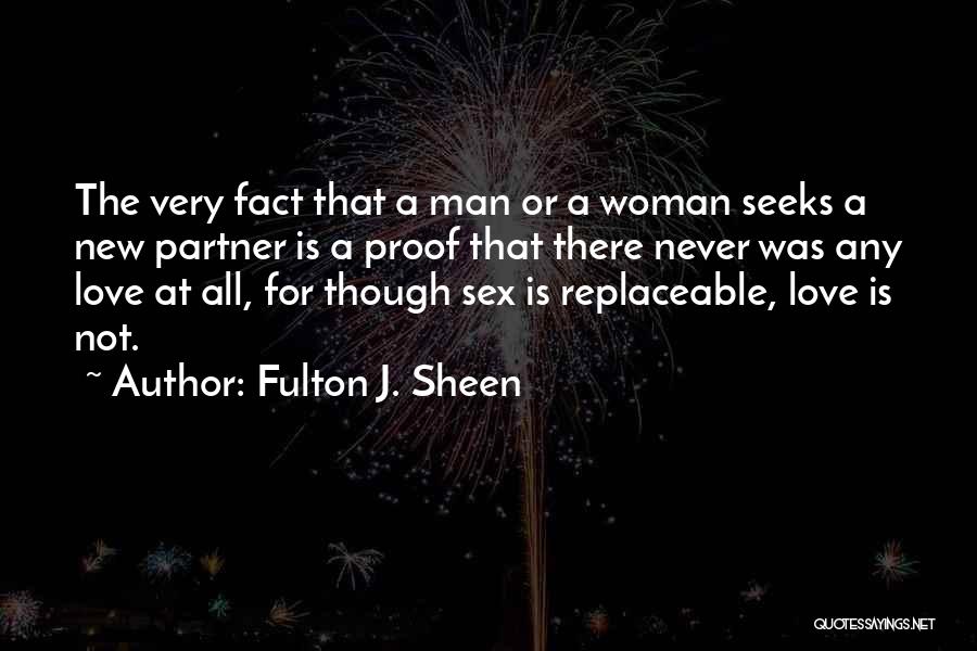 Non Replaceable Quotes By Fulton J. Sheen