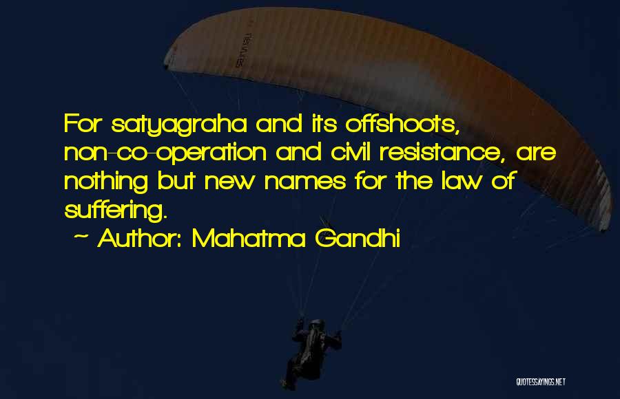 Non Resistance Quotes By Mahatma Gandhi