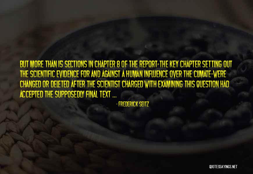 Non Scientific Question Quotes By Frederick Seitz Non Scientific Question Quotes By Frederick Seitz