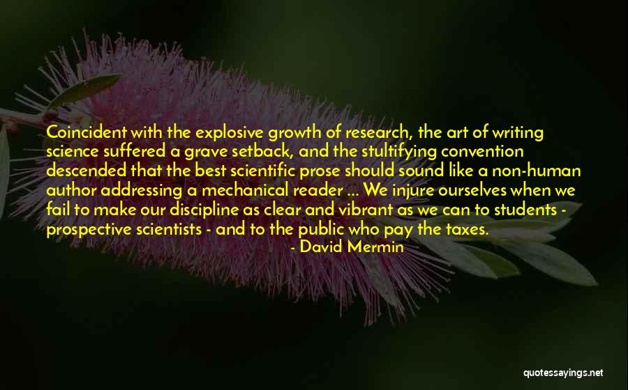 Non Scientific Research Quotes By David Mermin Non Scientific Research Quotes By David Mermin