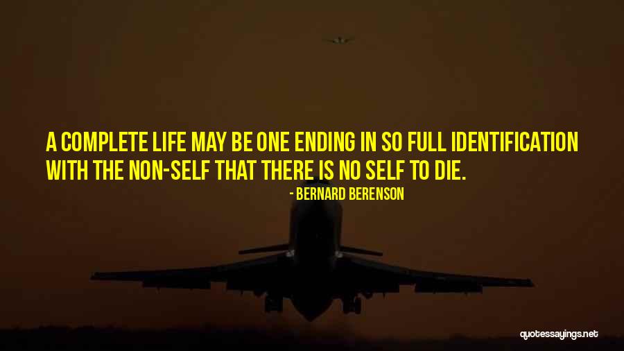 Non Self Quotes By Bernard Berenson Non Self Quotes By Bernard Berenson