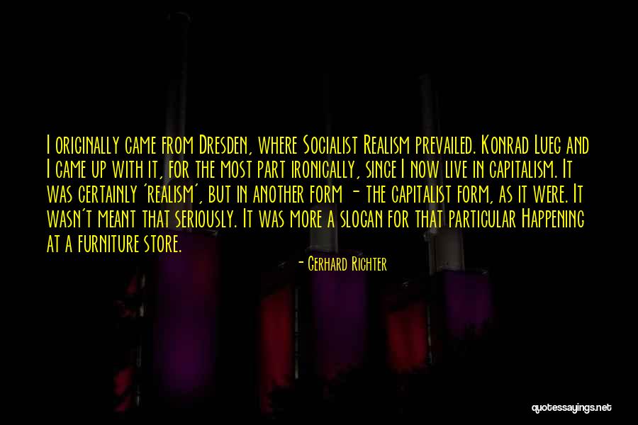 Non Socialist Quotes By Gerhard Richter Non Socialist Quotes By Gerhard Richter