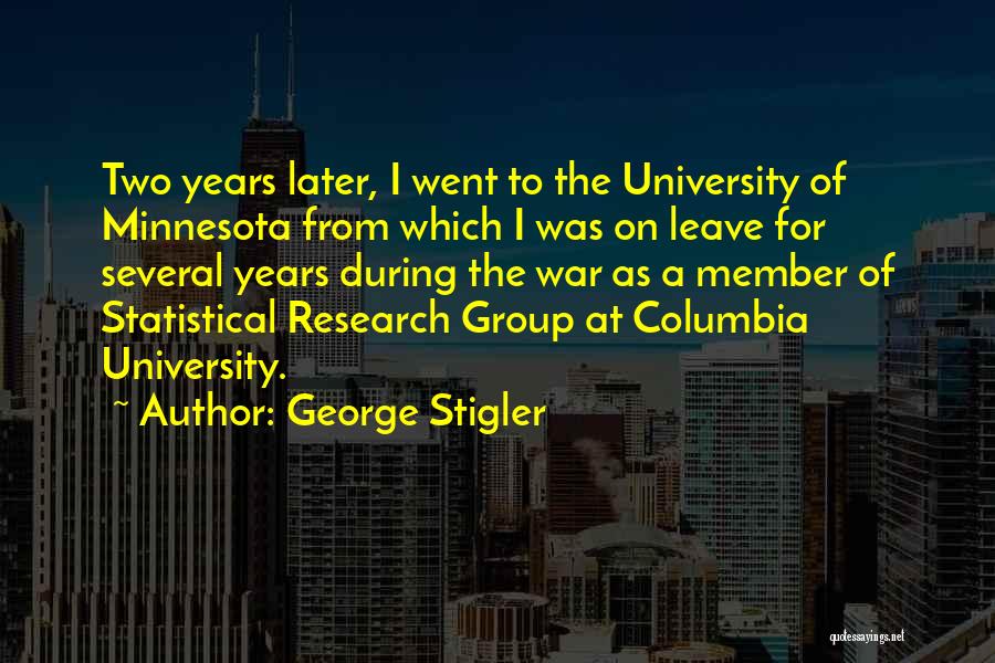 Non Statistical Quotes By George Stigler