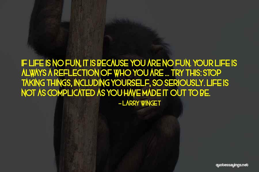 Non Stop Fun Quotes By Larry Winget