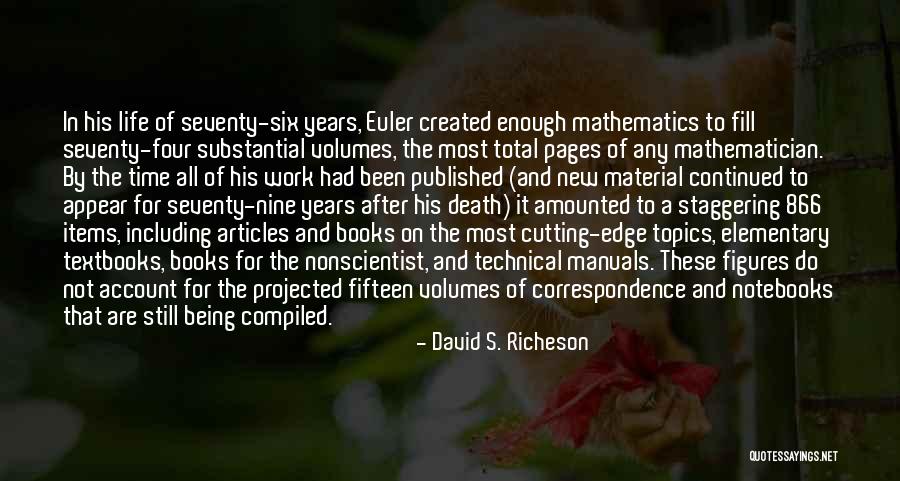 Non Technical Correspondence Quotes By David S. Richeson Non Technical Correspondence Quotes By David S. Richeson