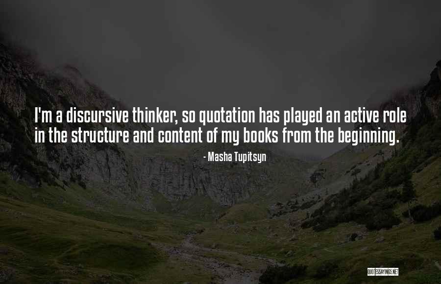 Non Thinker Quotes By Masha Tupitsyn Non Thinker Quotes By Masha Tupitsyn