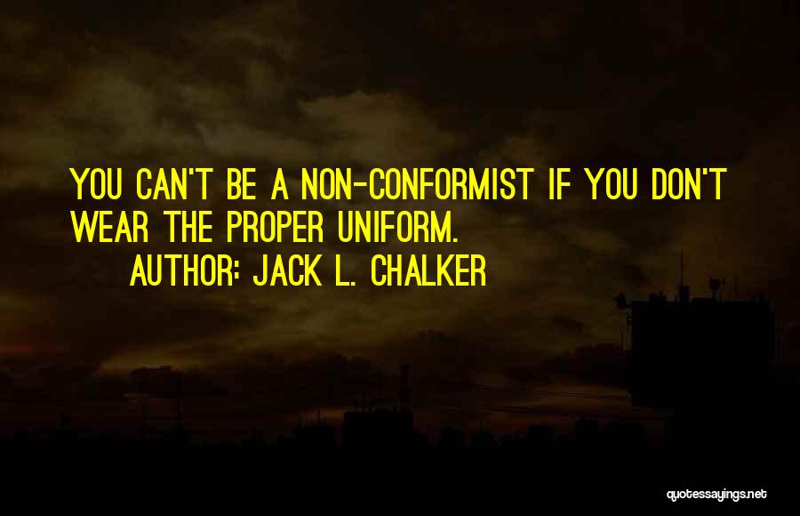 Non Uniform Quotes By Jack L. Chalker