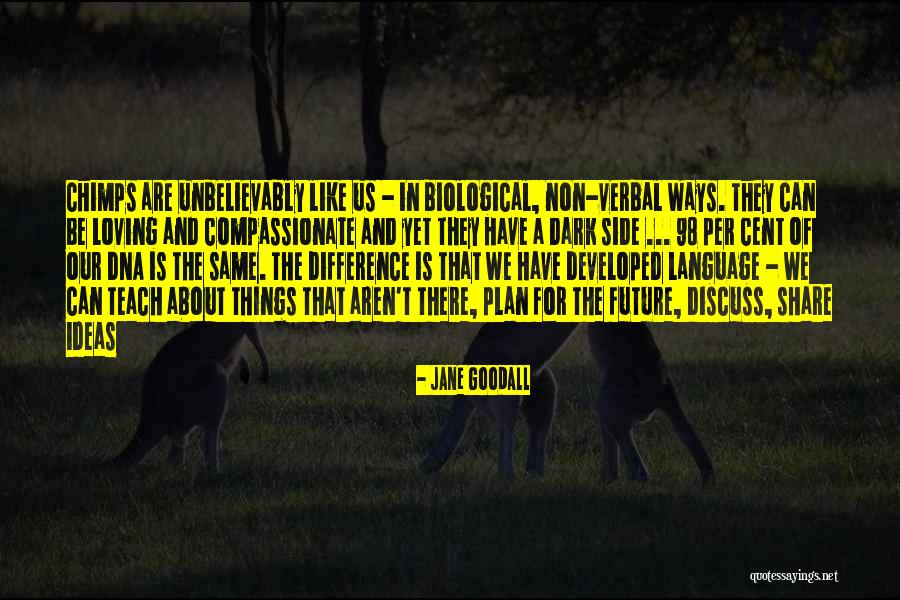 Non Verbal Quotes By Jane Goodall