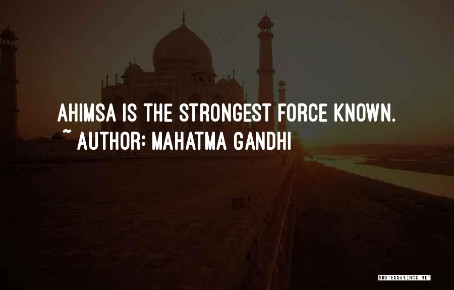 Non-violence Ahimsa Quotes By Mahatma Gandhi