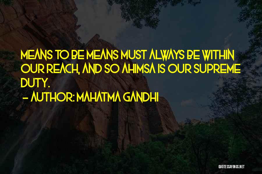 Non-violence Ahimsa Quotes By Mahatma Gandhi