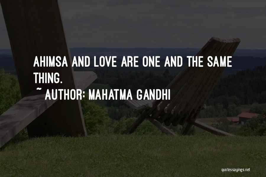 Non-violence Ahimsa Quotes By Mahatma Gandhi