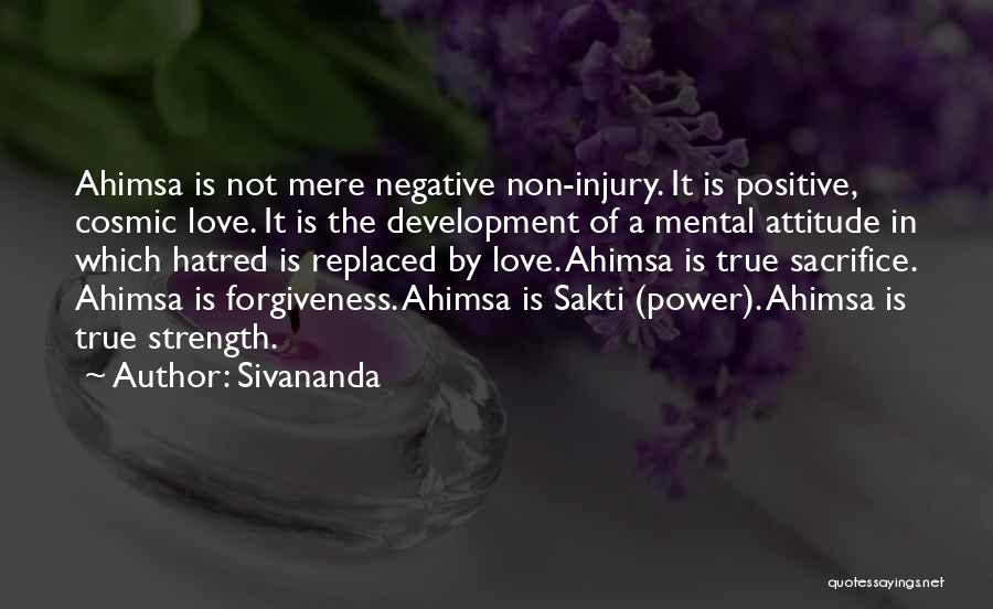 Non-violence Ahimsa Quotes By Sivananda