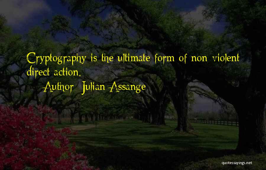 Non Violent Quotes By Julian Assange