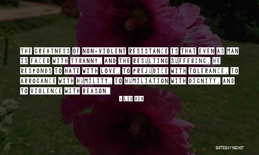 Non Violent Resistance Quotes By Liu Xia