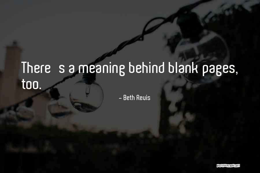 Nonbiological Quotes By Beth Revis